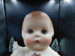 patsy repro pink dress face